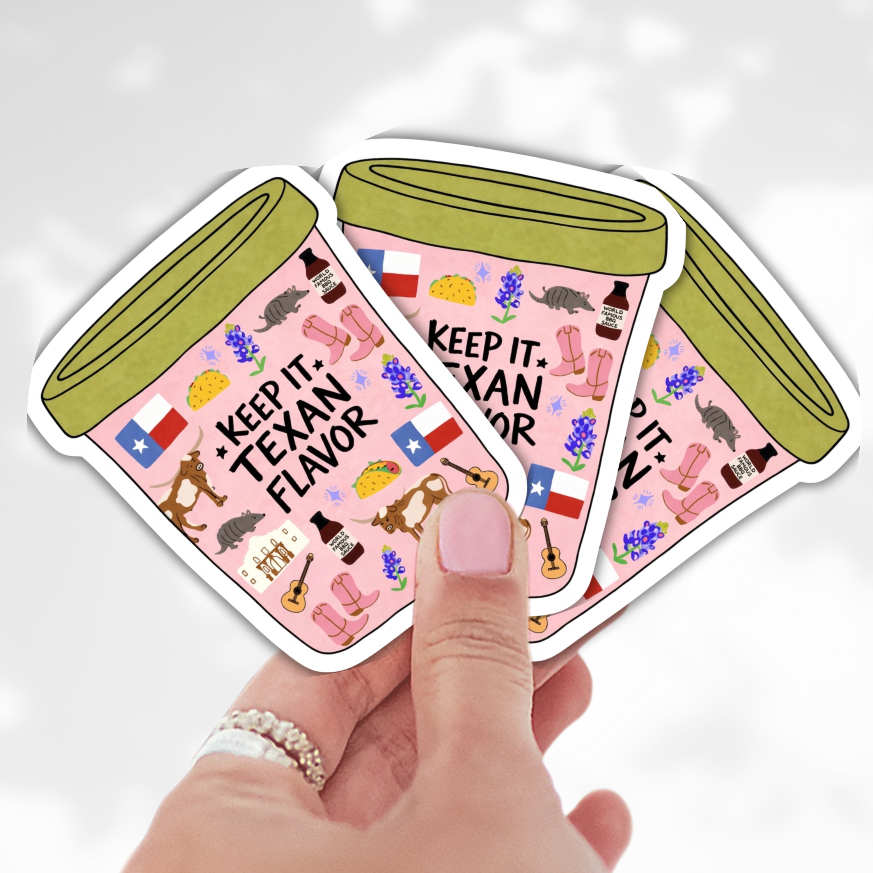 Keep It Texan Flavor Sticker – Texas Pride