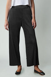Olivia by Habitat Parisian Pleat Solid Occasional Pant (300283)(Black )