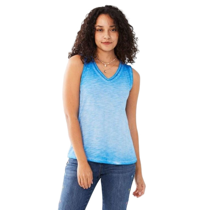 FDJ French Dressing Sleeveless V-Neck Jersey Top  (5 Colors) (3026476)