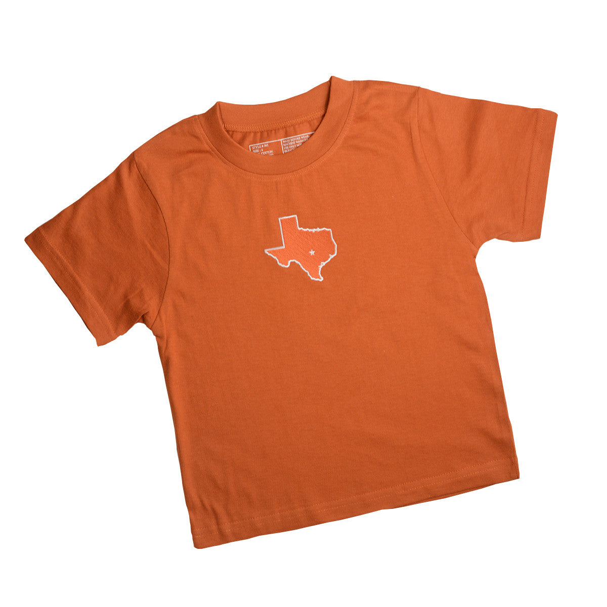 Texas Toddler Embroidered State/Star Tee (FMOXTX302)