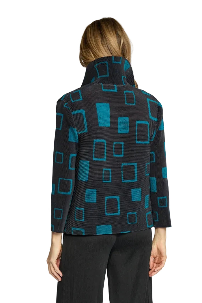 Olivia by Habitat Parisian Pleat Occasion Jacket (304106)(Teal)