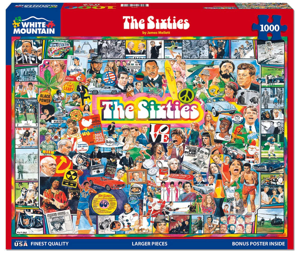 White Mountain The Sixties Puzzle (1000 Piece)