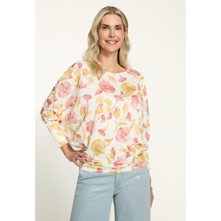 FDJ French Dressing Canopy Print Batwing Top