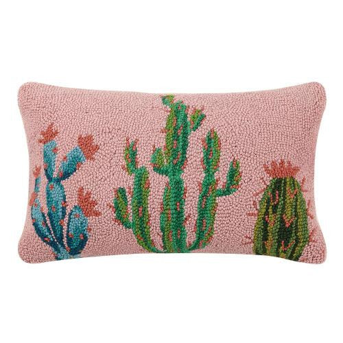 Pretty Cactus Hook Pillow (30JES986C20OB) PNK