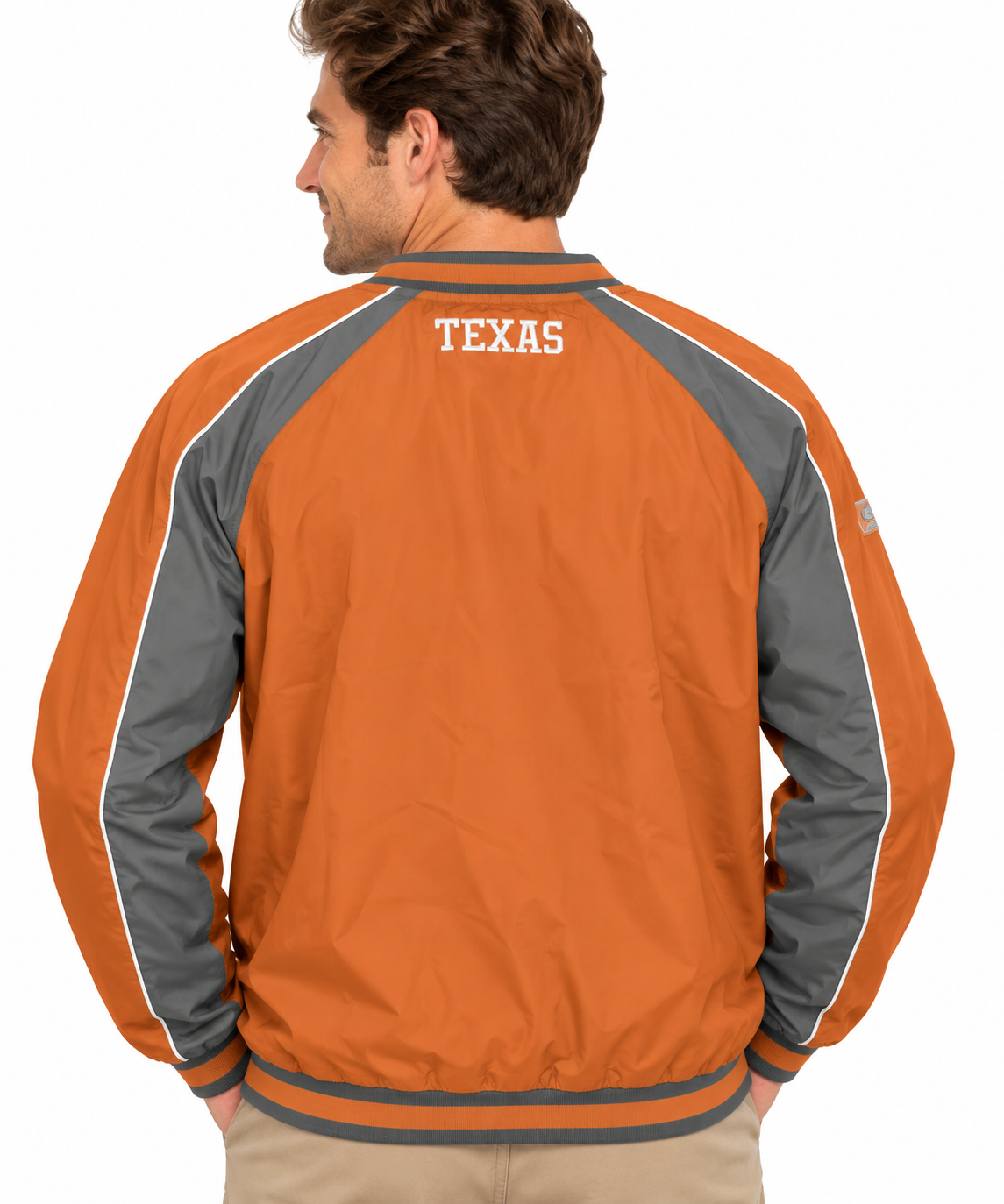 Texas Longhorn Colosseum Men's America Coach Pull-Over (COUJ11882)