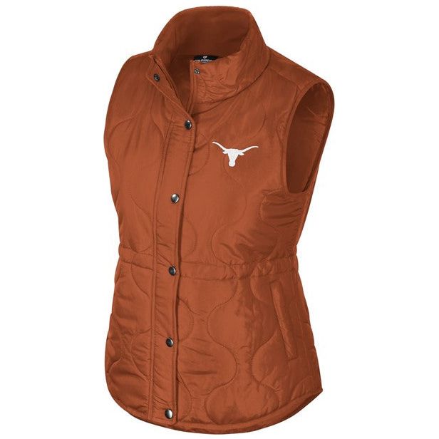 Texas Longhorn Colosseum Ladies Loretta Puffer Vest