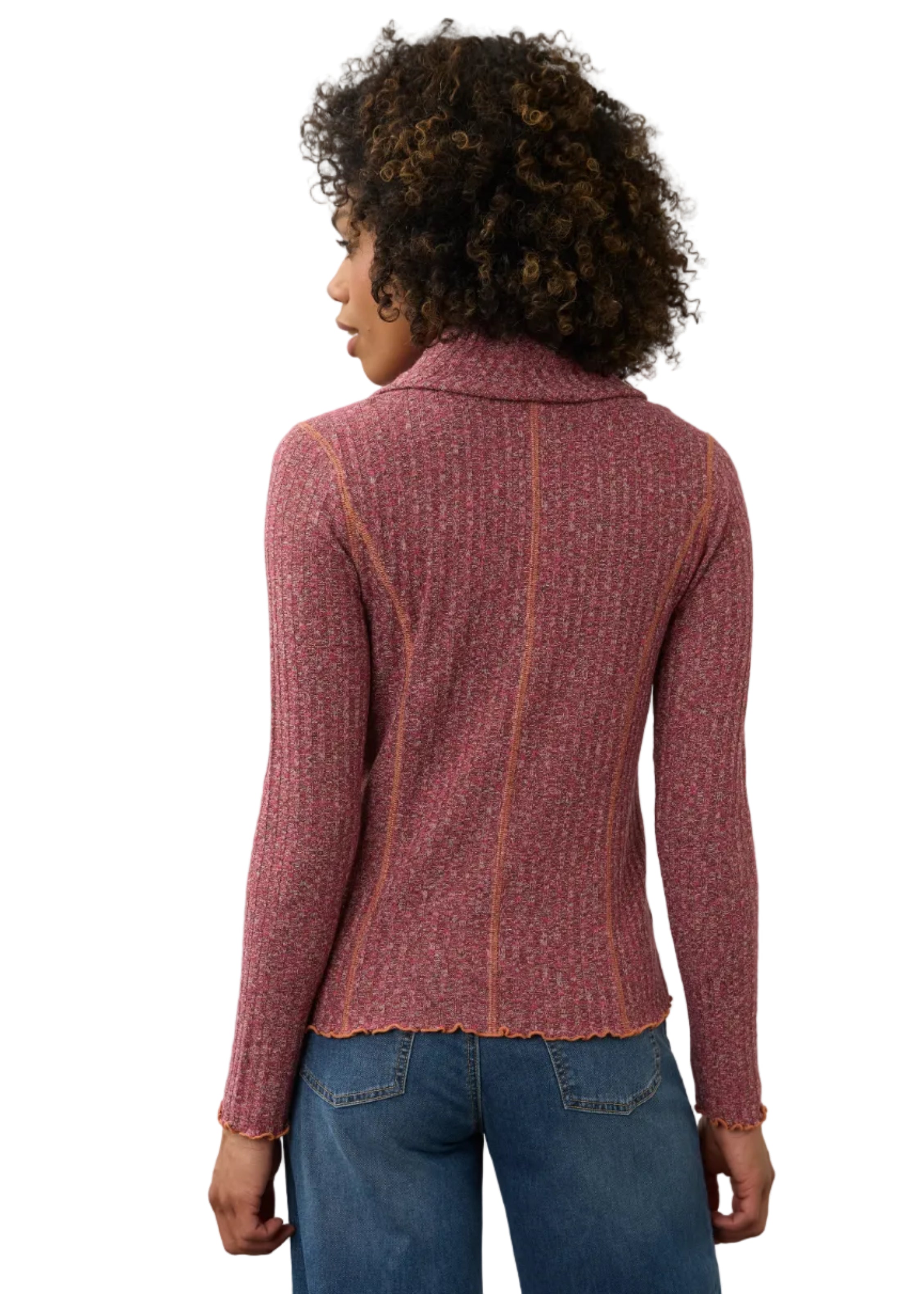 FDJ French Dressing  Long sleeve Marl Cowl Neck Top (3155135)(2 colors)