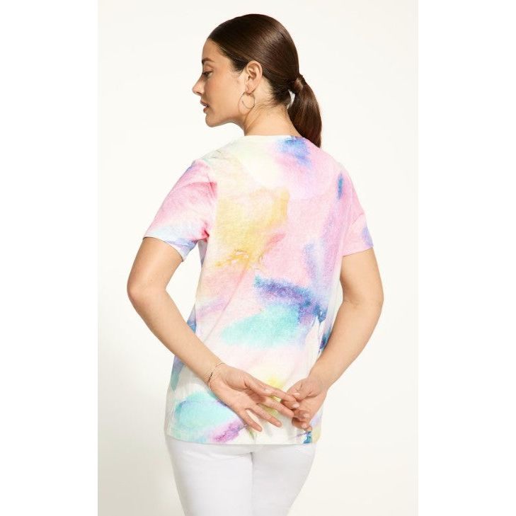 FDJ French Dressing Swell Print Short Sleeve Top