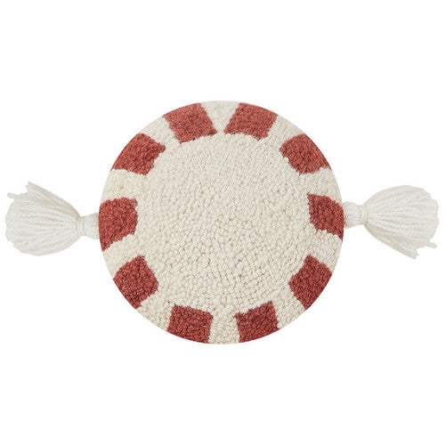 Peking Handicraft Nom Nom Candy with Tassels Hook Pillow