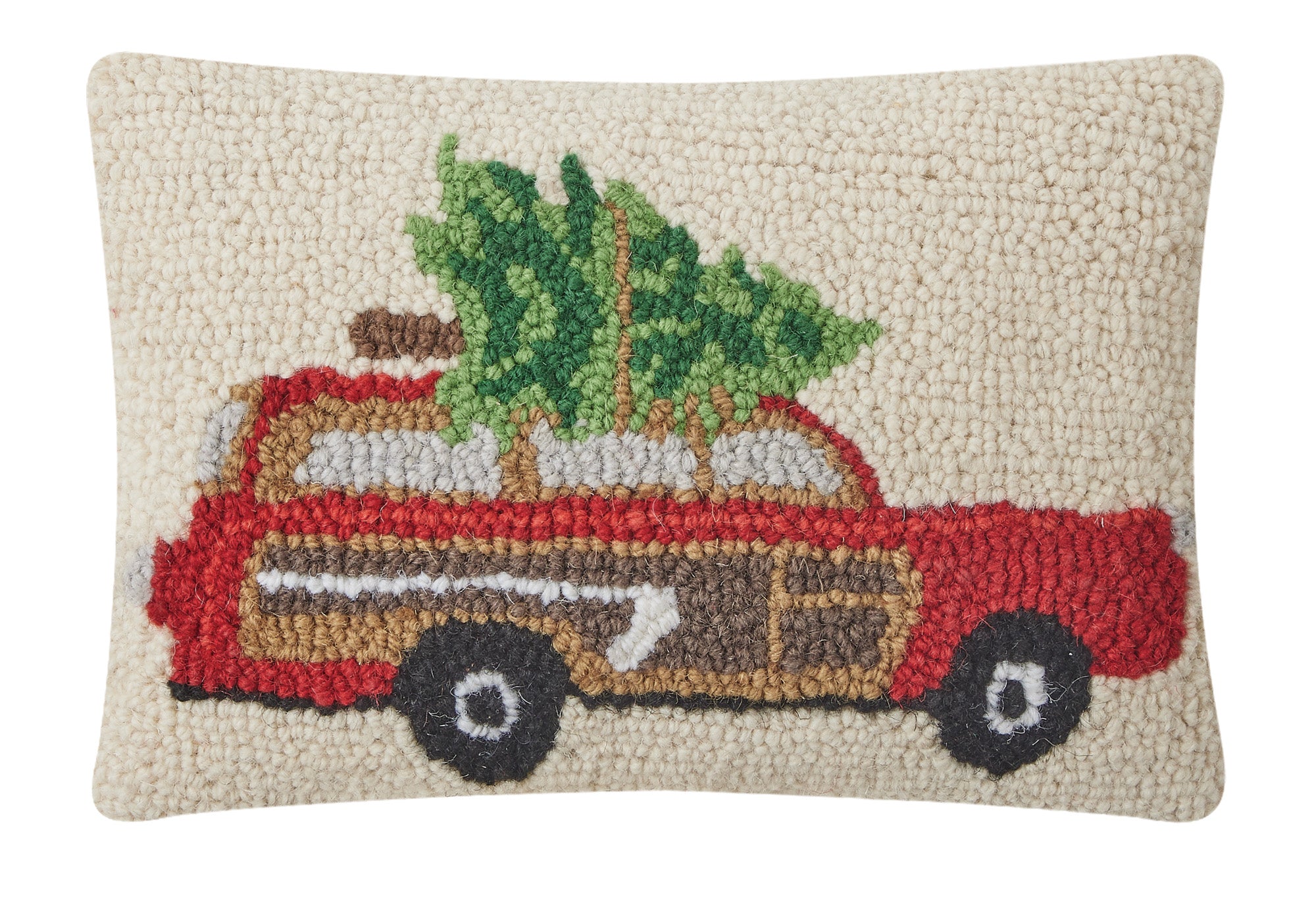 Peking Handicraft Station Wagon Hook Pillow 12" X 8"
