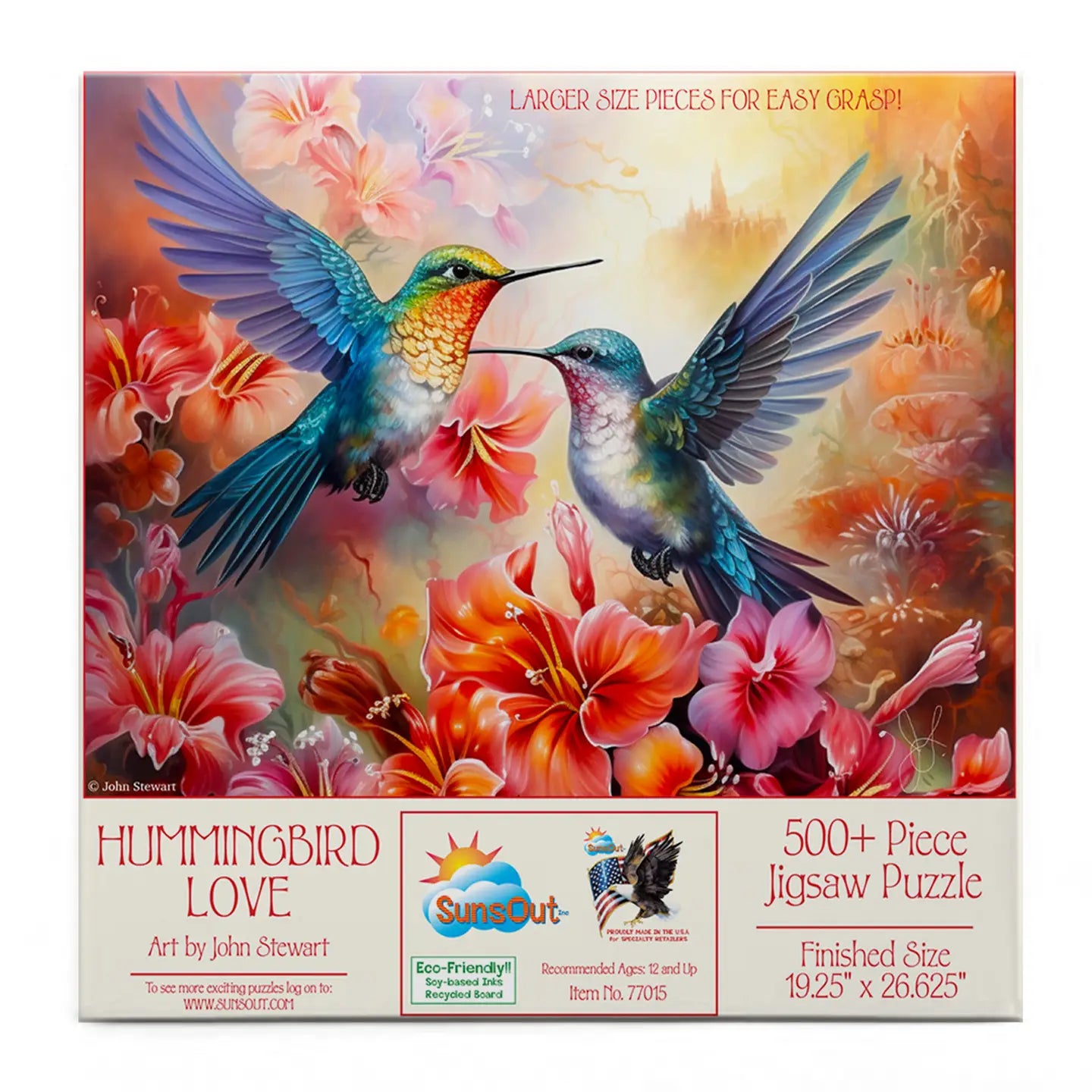 Hummingbird Love 500 Piece Jigsaw Puzzle (7705)