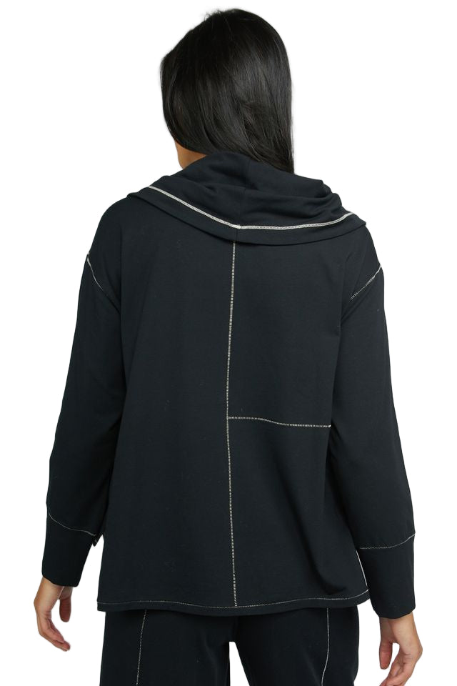 Olivia by Habitat Essential Layers Cool Cowl Pullover (BLK) (320356)