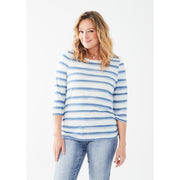 FDJ French Dressing Amoy Striped Boatneck Top (3 Colors) (3255756)