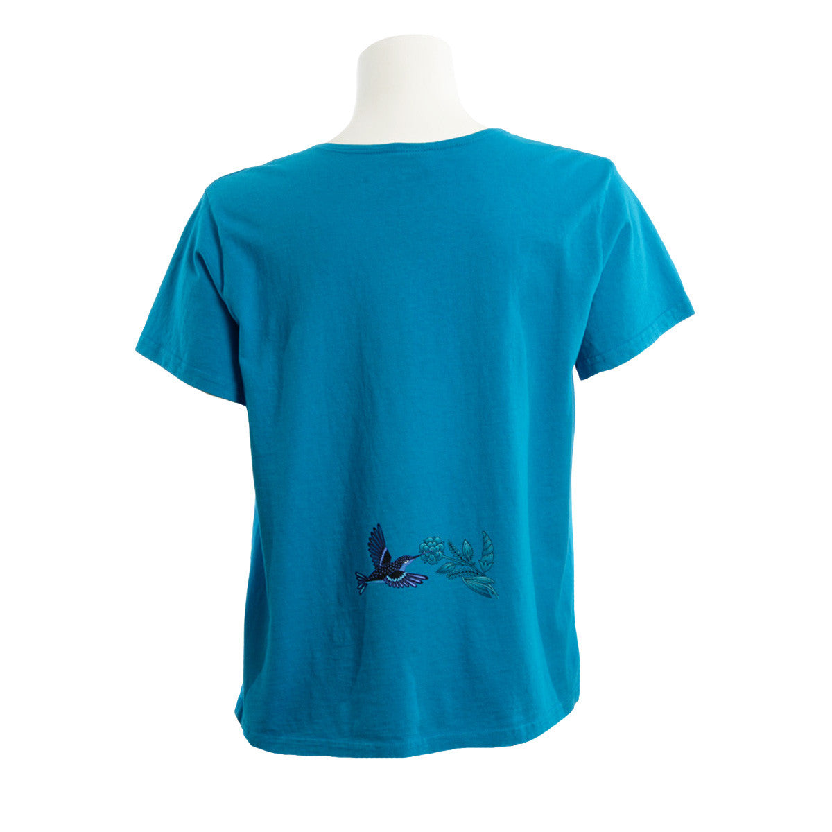 Sabaku Short Sleeve Bouquet of Hummingbirds Tee (328SSBT)