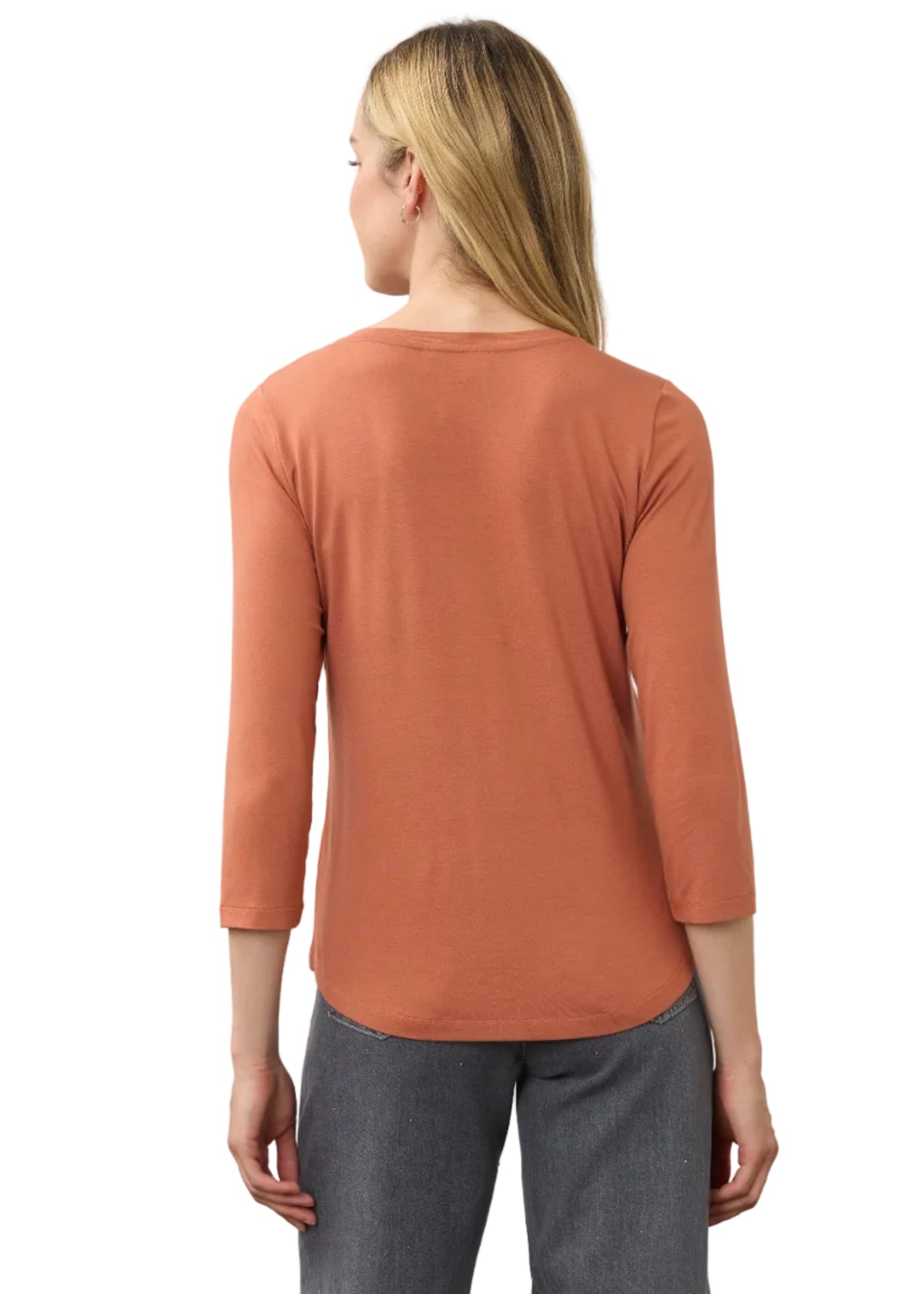 FDJ French Dressing V-Neck Knit Top (3318756)(Pumpkin Spice)