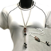 Texas Longhorn Straight Line Charm Necklace (3331120)