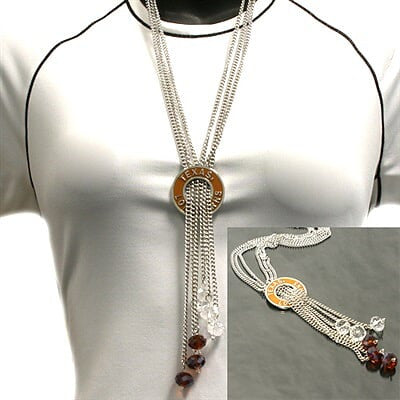 Texas Longhorn Rodeo Charm Necklace (3331220)