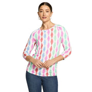 FDJ French Dressing Wave Scoop Neck Top (2 Colors)