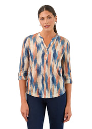 FDJ French Dressing Catalyst Henley Long Sleeve Top (3103451)