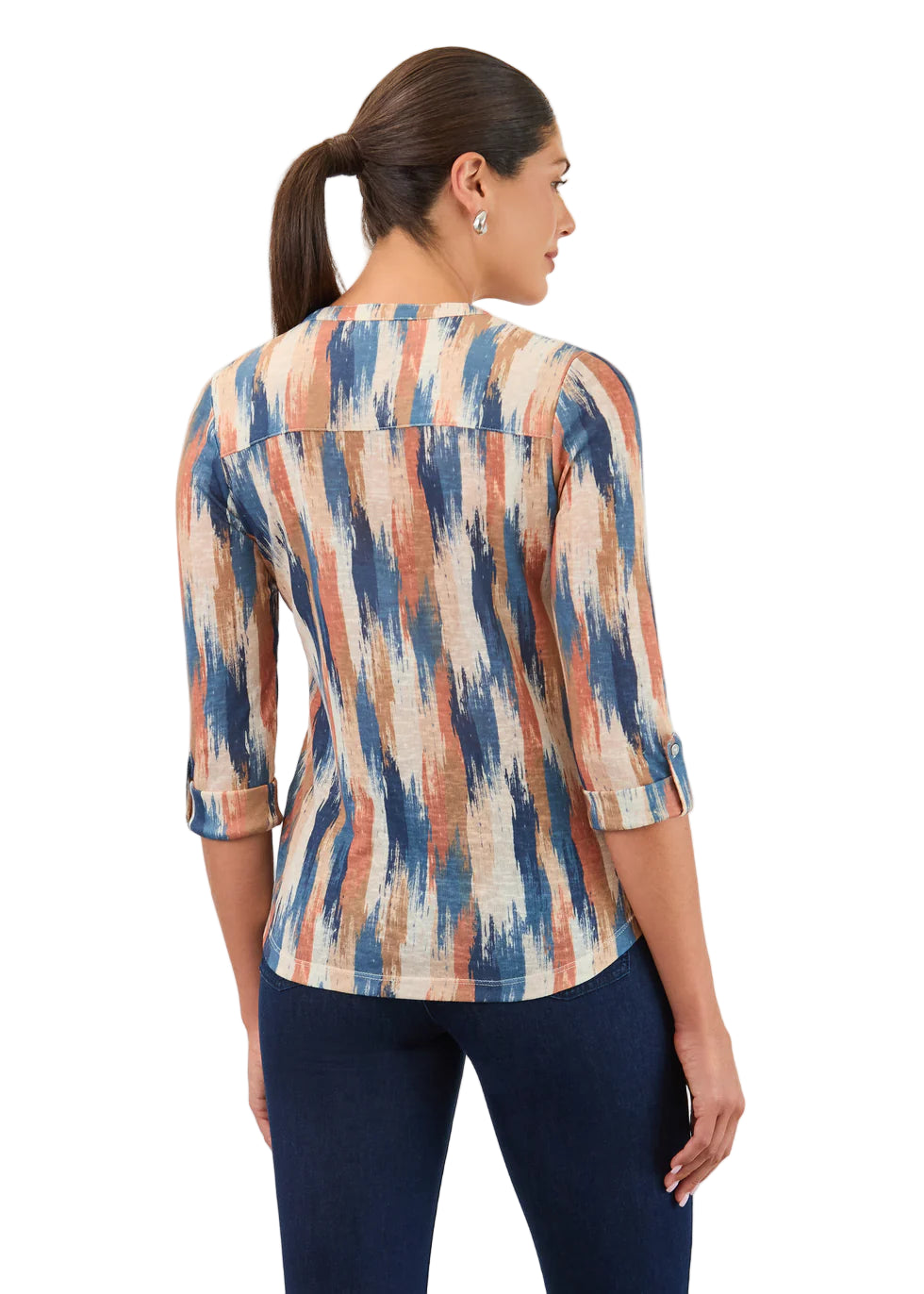 FDJ French Dressing Catalyst Henley Long Sleeve Top (3103451)