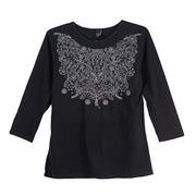 Sabaku Noche 3/4 Sleeve Tee (338MID3/4/S)