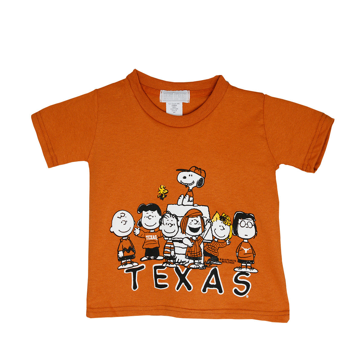 Texas Longhorn Snoopy & The Gang Toddler Tee (341-SNOOPYGANG) BO