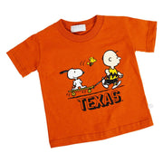 Texas Longhorn Youth Snoopy Skating Tee