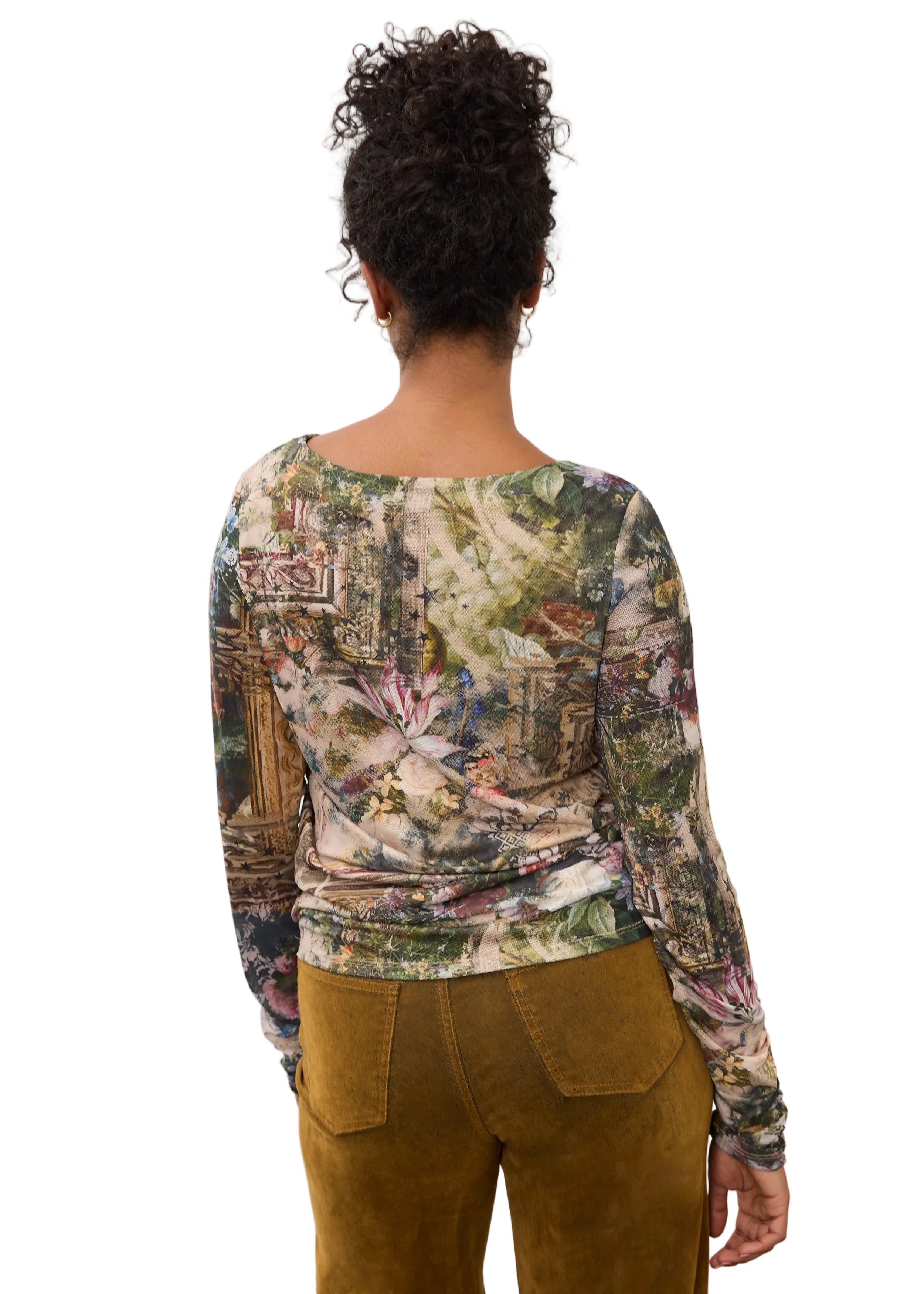 FDJ French Dressing  Rushed Long Sleeve Mesh Sublimated Top (3431603)(Gallery)