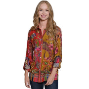 John Mark Scarf Print Top (J34438BM)