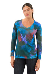 FDJ French Dressing Long Sleeve V-Neck Top (Gemma)