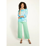 FDJ French Dressing Tableau Print Boat Neck Top (2 Colors)