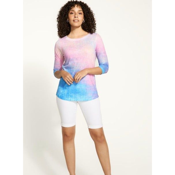 FDJ French Dressing Patina Finish Boat Neck Top