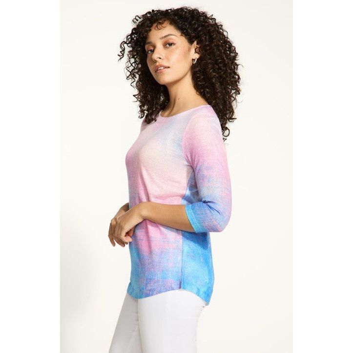 FDJ French Dressing Patina Finish Boat Neck Top