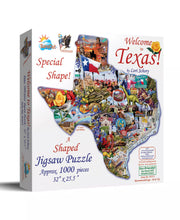 Welcome to Texas Shaped 1000 Piece Puzzle (953473)