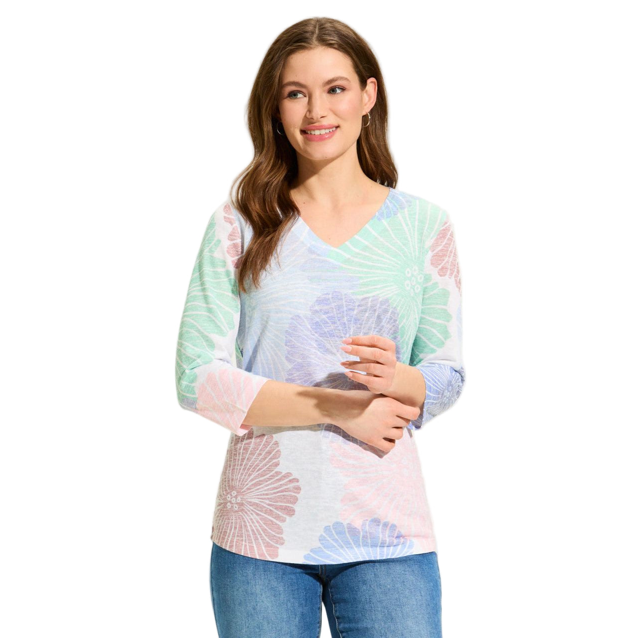 FDJ French Dressing Jasmine V-Neck Top (3758435)
