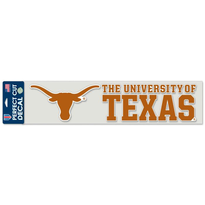 Texas Longhorn 4 x 17 UNIVERSITY OF TEXAS/Logo Decal (36955014)