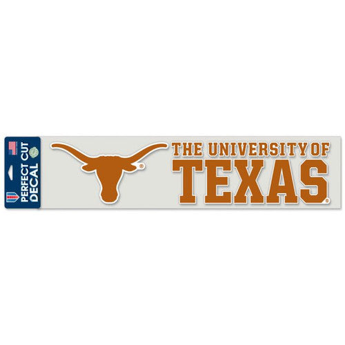 Texas Longhorn 4 x 17 UNIVERSITY OF TEXAS/Logo Decal (36955014)