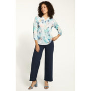 FDJ French Dressing Alani Print Henley Top