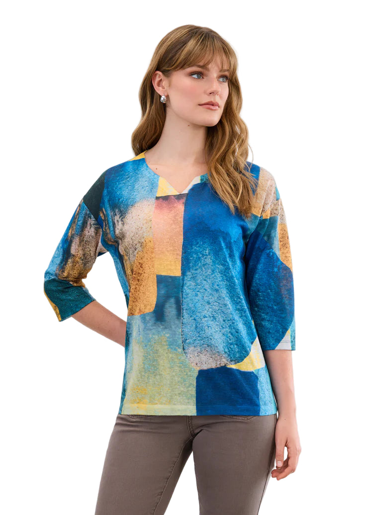 FDJ French Dressing Drop Shoulder Brick Lane Top  (3910451)