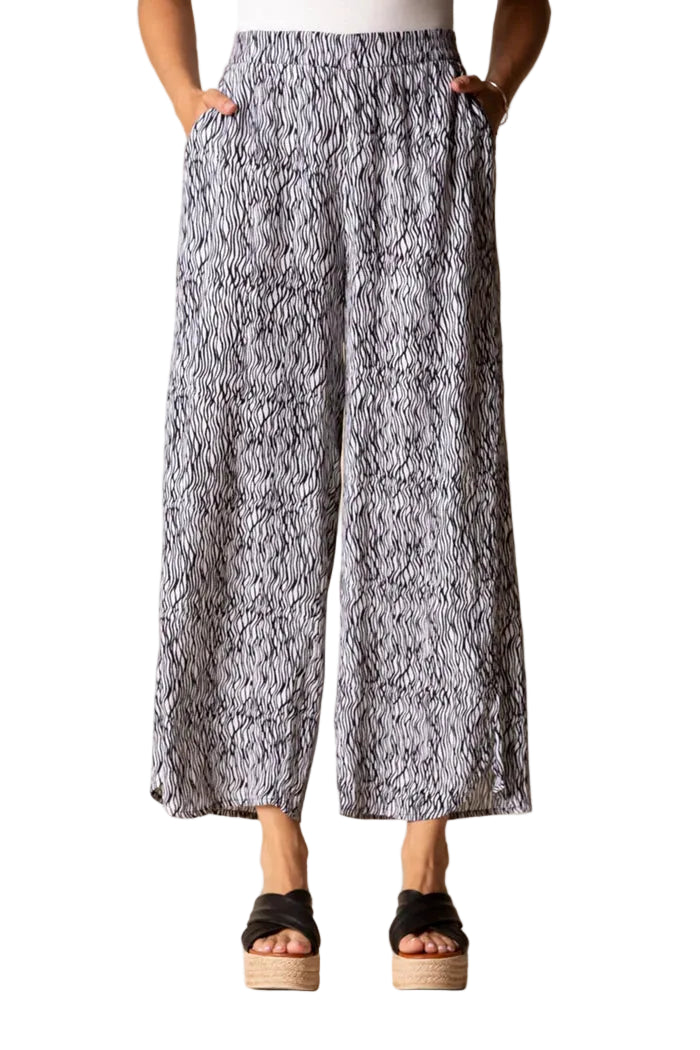 Bali Breeze Overlay Pant (Black)(39265)