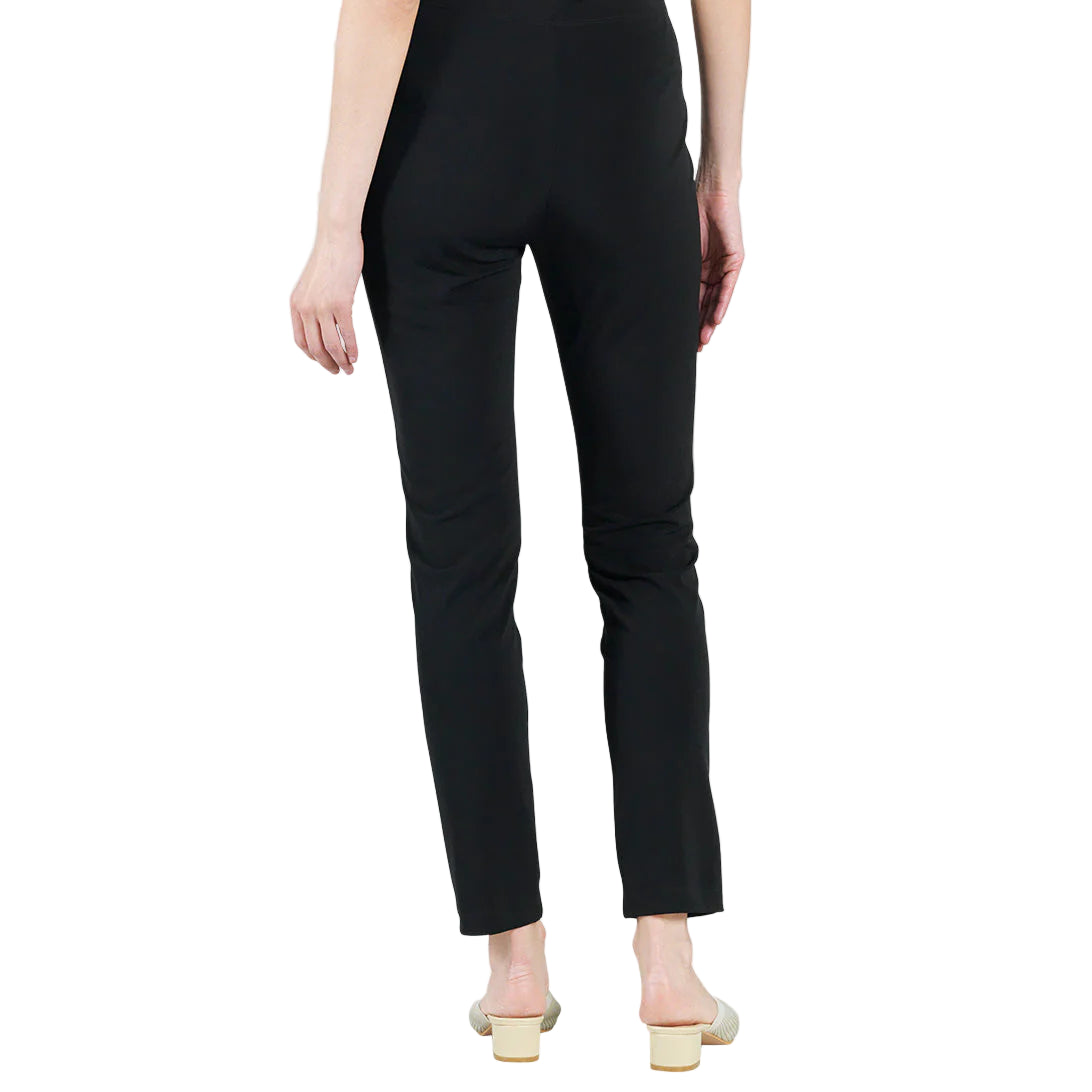 Clara Sun Woo Medium Weight Knit Straight leg Pant (3PT)(Black )