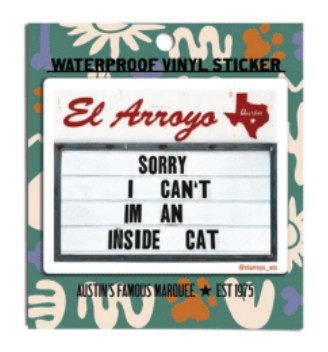 Sticker - Inside Cat