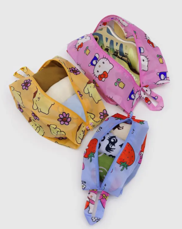 Baggu 3D Zip Set - Hello Kitty and Friends Florals