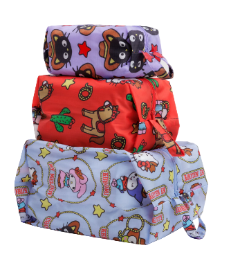 Baggu 3D Zip Set - Hello Kitty & Friends Western