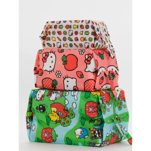 Baggu 3D Zip Set - Hello Kittty and Friends
