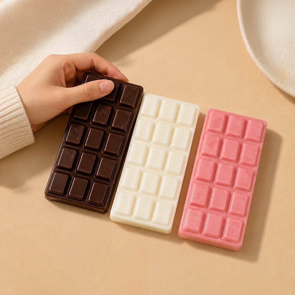 Chocolate Bar Squishy Stress Relief Toy (Color Chosen Randomly)