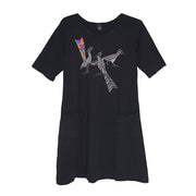 Sabaku Trailblazer Pocket Dress (401MIDDRS) BLK