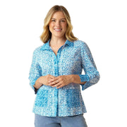 Habitat Crinkle Cotton Miami Shore Shacket (MALIBU)