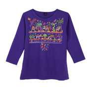 Sabaku Burritos Huipil 3/4 Sleeve Tee (GRP)