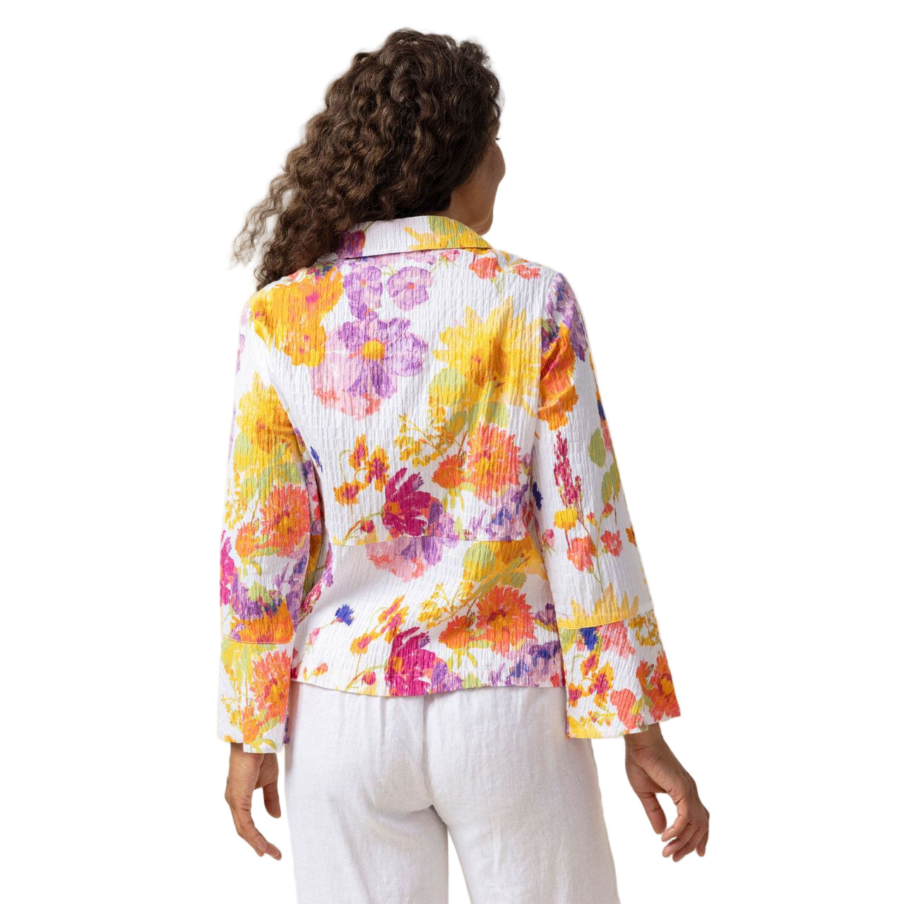 Habitat Crinkle Cotton Sunflower Flounce Jacket